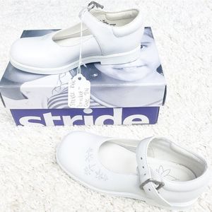 Stride Rite Cricket White Leather Dress Shoes